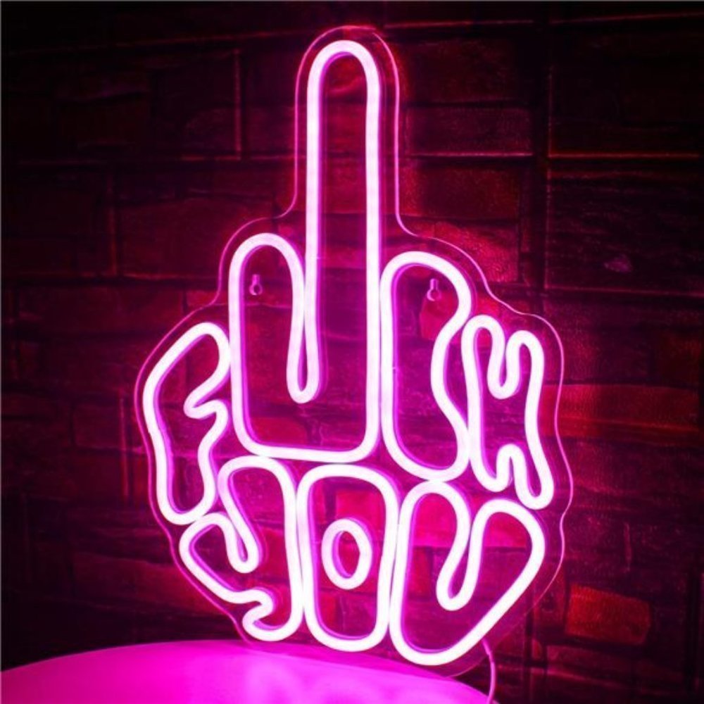 NEW Pink LED Neon Light Sign Decor